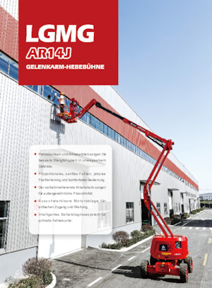 Nacelles à bras articulés sur roues LGMG  AR14J