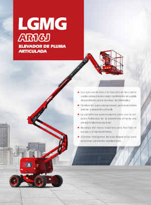 Nacelles à bras articulés sur roues LGMG  AR16J