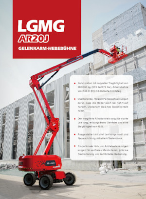 Nacelles à bras articulés sur roues LGMG  AR20J