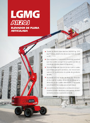Nacelles à bras articulés sur roues LGMG  AR20J