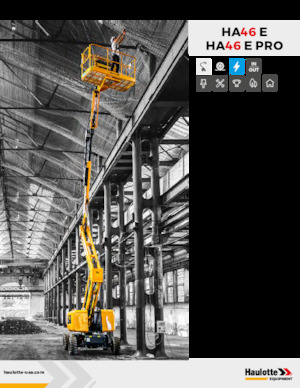 Nacelles à bras articulés sur roues Haulotte HA46 E