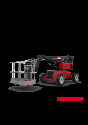 Nacelles à bras articulés sur roues Manitou MAN'GO 12