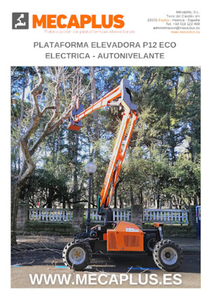 Nacelles à bras articulés sur roues Mecaplús P12 ECO