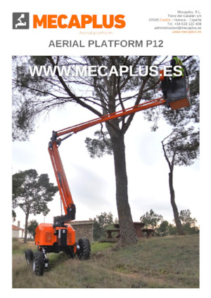 Nacelles à bras articulés sur roues Mecaplús P12