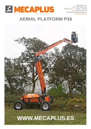 Nacelles à bras articulés sur roues Mecaplús P16