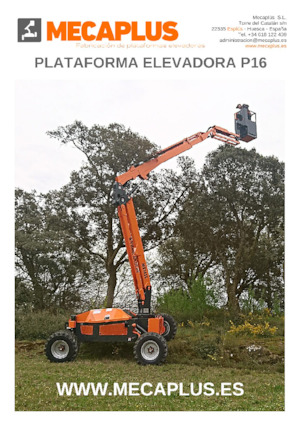 Nacelles à bras articulés sur roues Mecaplús P16