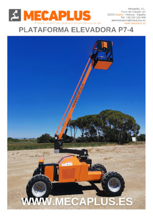 Nacelles à bras articulés sur roues Mecaplús P7-4