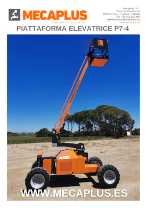 Nacelles à bras articulés sur roues Mecaplús P7-4