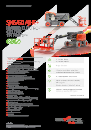 Nacelles à bras articulés sur roues Skyjack SJ60 AJHE+