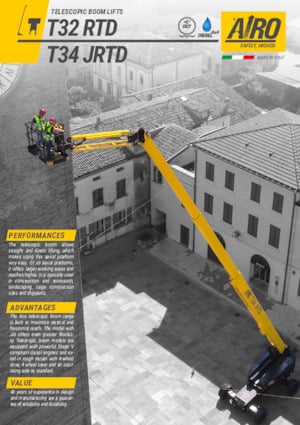 Nacelles télescopiques sur roues AIRO T32 RTD