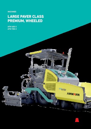 Finisseur d'asphalte sur roues Ammann AFW 600-3