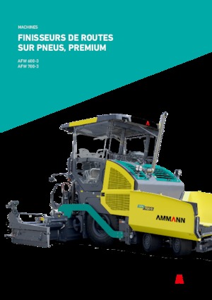 Finisseur d'asphalte sur roues Ammann AFW 600-3