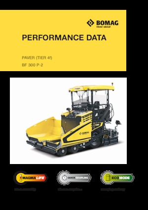 Finisseur d'asphalte sur roues Bomag BF 300 P 2 S 340-2