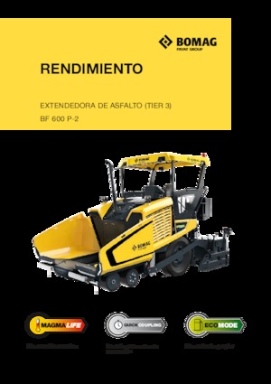 Finisseur d'asphalte sur roues Bomag BF 600 P-2 S 600