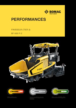 Finisseur d'asphalte sur roues Bomag BF 600 P-2 S 600