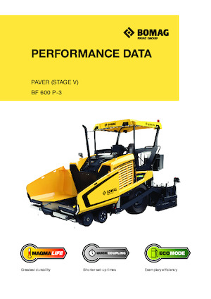 Finisseur d'asphalte sur roues Bomag BF 600 P-3 S 600