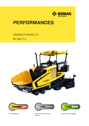 Finisseur d'asphalte sur roues Bomag BF 600 P-3 S 600