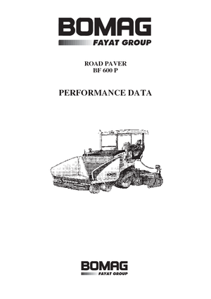 Finisseur d'asphalte sur roues Bomag BF 600 P-HSE