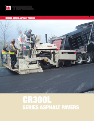 Finisseur d'asphalte sur roues Terex CR300L