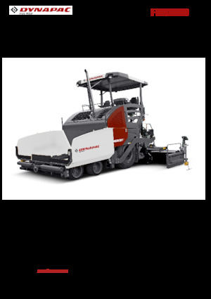 Finisseur d'asphalte sur roues Dynapac F2500WS