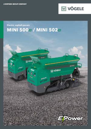 Finisseur d'asphalte sur roues Vögele Mini 502e