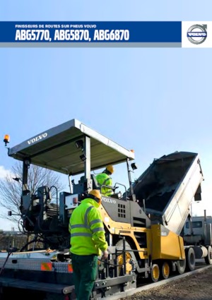 Finisseur d'asphalte sur roues Volvo P6870C ABG