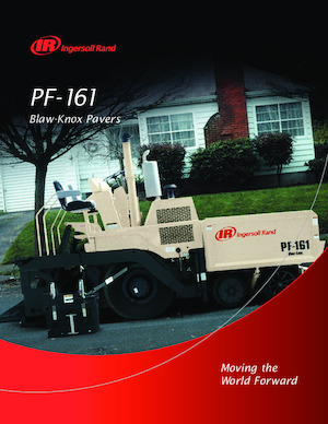 Finisseur d'asphalte sur roues Blaw-Knox PF 161