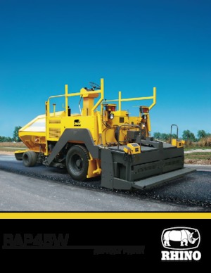 Finisseur d'asphalte sur roues RHINO RAP45W