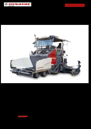 Finisseur d'asphalte sur roues Dynapac SD2500WS