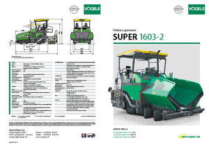 Finisseur d'asphalte sur roues Vögele Super 1603-2