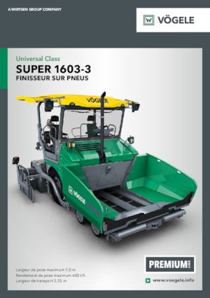 Finisseur d'asphalte sur roues Vögele Super 1603-3