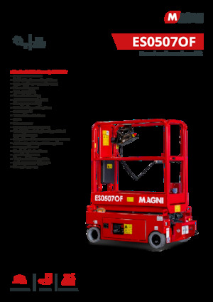Nacelles ciseaux X su roues MAGNI ES0507OF