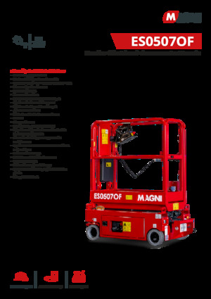 Nacelles ciseaux X su roues MAGNI ES0507OF