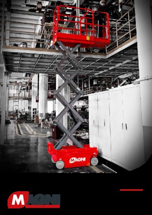 Nacelles ciseaux X su roues MAGNI ES1218RT