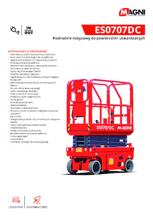 Nacelles ciseaux X su roues MAGNI ES0707DC