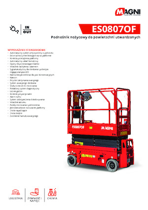 Nacelles ciseaux X su roues MAGNI ES0807OF