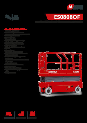 Nacelles ciseaux X su roues MAGNI ES0808OF