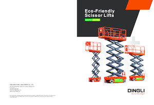 Nacelles ciseaux X su roues Dingli JCPT1012PA