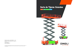 Nacelles ciseaux X su roues Dingli JCPT1523DCB