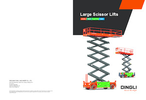 Nacelles ciseaux X su roues Dingli JCPT1523DCL2