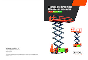 Nacelles ciseaux X su roues Dingli JCPT3225HRT