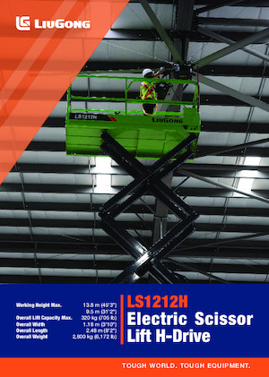 Nacelles ciseaux X su roues Liugong LS1212H