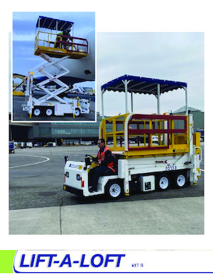 Nacelles ciseaux X su roues Lift-A-Loft MXT19