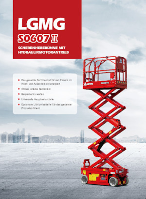 Nacelles ciseaux X su roues LGMG  S0607II