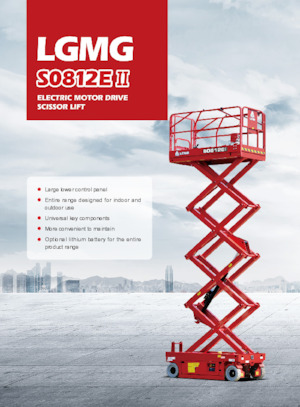 Nacelles ciseaux X su roues LGMG  S0812EII-Li