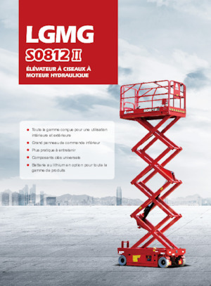 Nacelles ciseaux X su roues LGMG  S0812II 