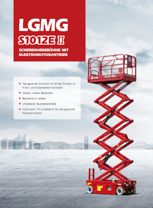 Nacelles ciseaux X su roues LGMG  S1012EII-Li