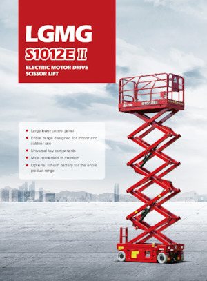 Nacelles ciseaux X su roues LGMG  S1012EII-Li