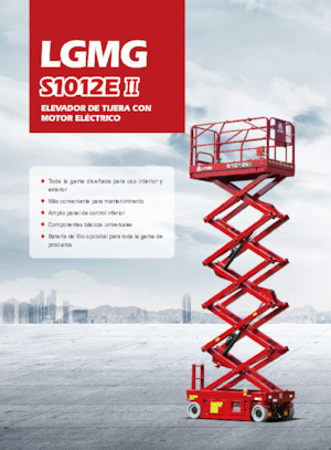 Nacelles ciseaux X su roues LGMG  S1012EII-Li