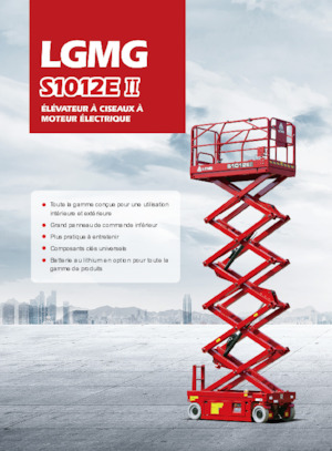 Nacelles ciseaux X su roues LGMG  S1012EII-Li